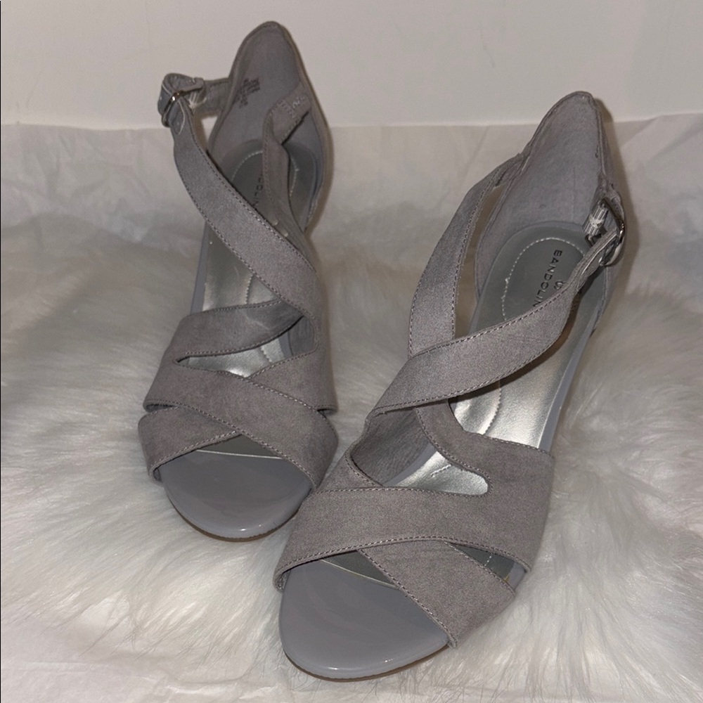 Elegant Gray Women's Heels